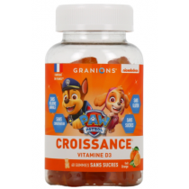 Vitamine D3 Enfant - Croissance - Pat Patrouille - 60 Gummies