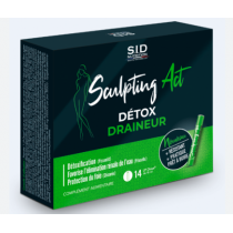 Sculpting Act - Détox Draineur - Detoxification - Elimination - Sid Nutrition - 14 Doses