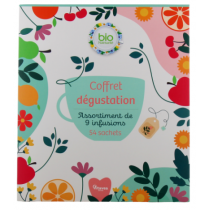 Coffret Dégustation - Assortiment de 9 infusions - Nutrisanté - 54 Sachets