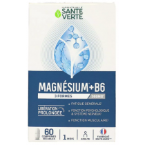 Magnesium + B6 - Fatigue - Santé Verte - 60 tablets
