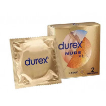 Préservatif Nude - Sensation Peau à Peau - Durex - 2 Préservatifs XL