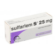 Sulfarlem S 25 mg, Anétholtrithione 25mg, Sécheresse de la Bouche et des Yeux - 90 Comprimés Enrobés