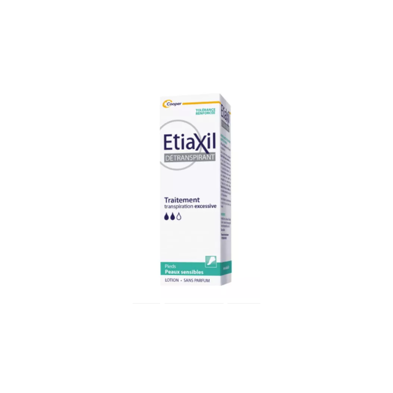 Déodorant Traitant Pieds - Peaux Sensibles - Etiaxil - 100ml