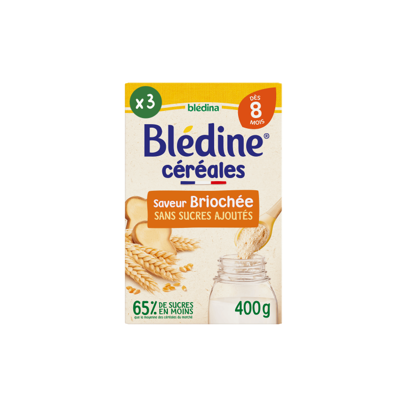 Blédine - Saveur Briochée - Dès 8 Mois - Blédina - 400 g