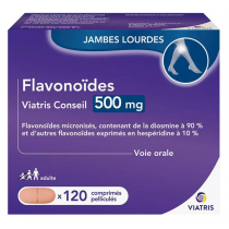 Flavonoique Purifiée - 500 mg - Viatris - 120 comprimés