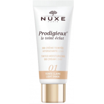 BB crème Teintée Hydratante Prodigieux - Teinte Claire - Nuxe - 30 ml