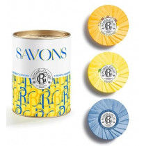 coffret 3 savons - Cédrat - Bois d'orange - Bois de Santal - Roger Gallet -3X100g