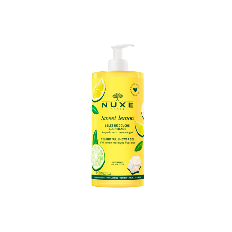 Gelée de Douche Gourmande - Citron Meringué - Nuxe - 750 ml