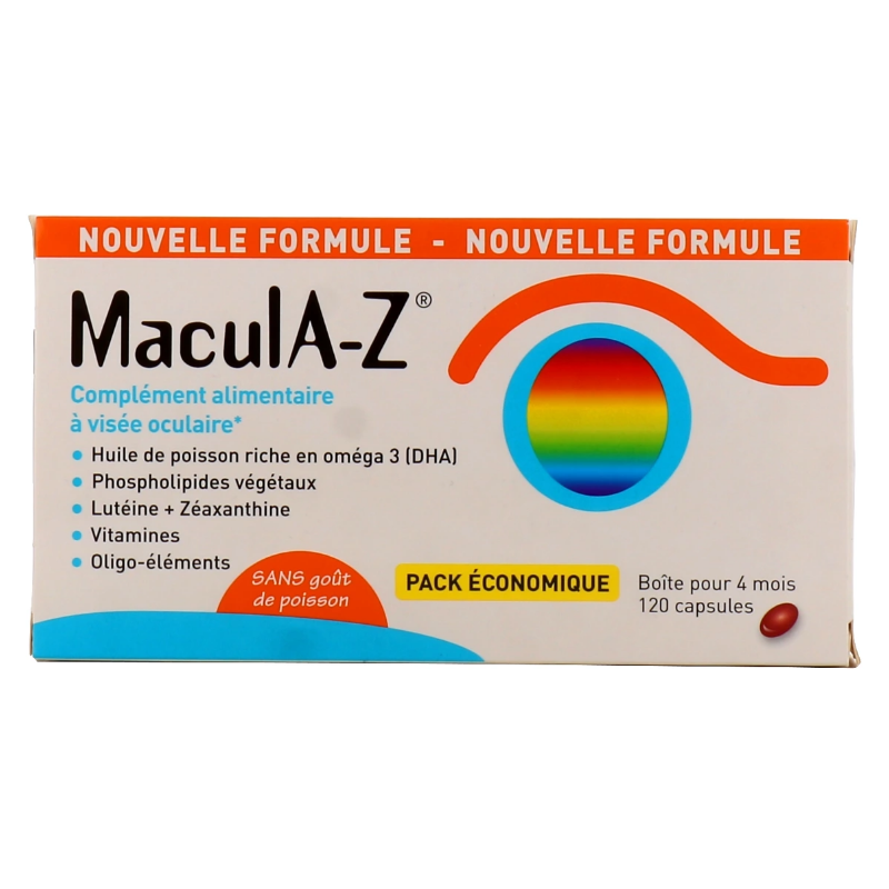 MaculA-Z - Visée Oculaire - 120 Capsules