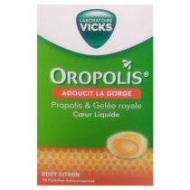 Oropolis Coeur Liquide - Propolis & Gelée Royale - Vicks - 16 Pastilles