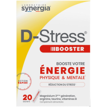 D-Stress Booster - Fatigue et Stress - Complément Alimentaire - 20 Sachets