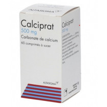 Calciprat 500 mg, Carence en Calcium, 60 Comprimés à Sucer