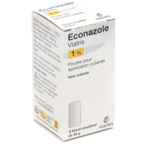 Econazole - Poudre talc - Traitement Mycose - Viatris - 30g