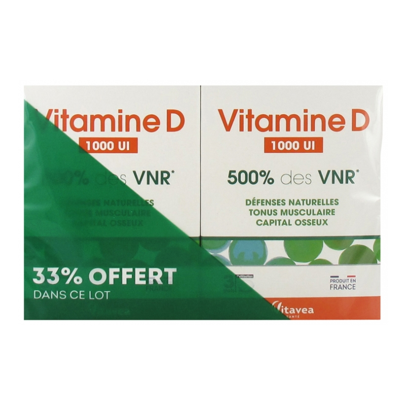 Vitamin D - Natural Defenses - Bone Capital - 2x90 tablets