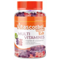 Gommes Multivitamines - Vitalité & Croissance - Vitascorbol - 45 gommes