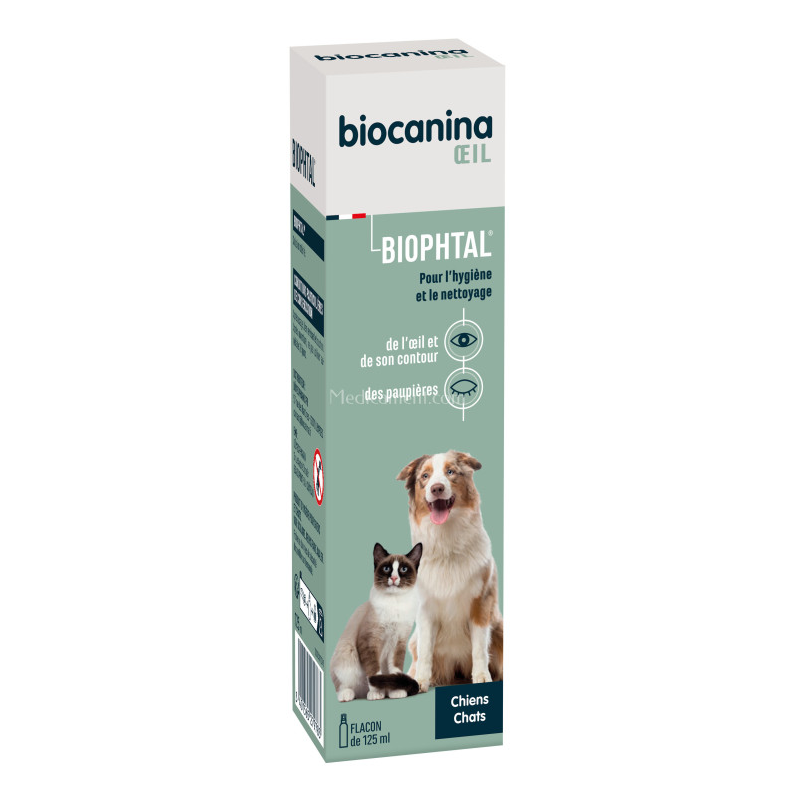 Biophtal - Eye & eyelid cleanser - Biocanina - 125 ml