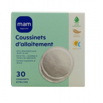 Coussinets d'Allaitement - Super Absorbant - MAM - 30 Coussinets