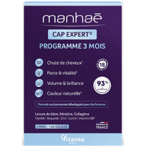 Cap Expert - Hair Loss - Vitality - Volume - Manhaé - 120 Capsules