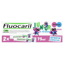 Children's Toothpaste - Helps Prevent Cavities and Strengthens Enamel - Fluocaril - 2 x 75ml