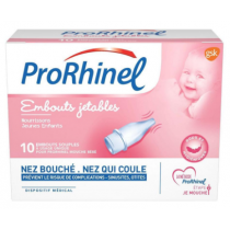 Prorhinel 10 Embouts Jetables Souples Pour Prorhinel Mouche Bébé