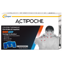 Thermal Cushion - Cervical & Trapezius - Actipoche - 24x40 cm + Cover Supplied