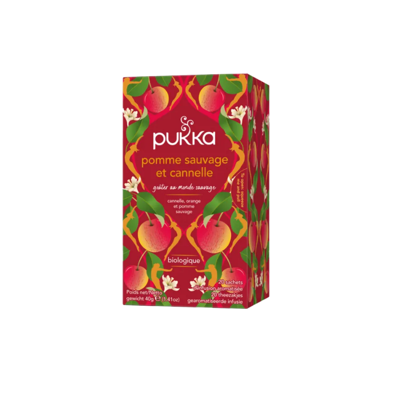 Tisane Pomme Sauvage Et Cannelle - Bio - Pukka - 20 sachets