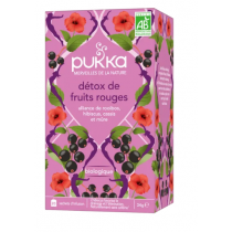 Tisane Détox de Fruits Rouges - Bio - Pukka - 20 sachets