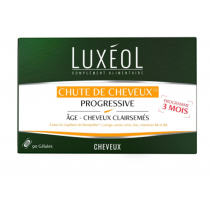 Luxéol chute de Cheveux Progressive - Age, Cheveux Clairsemés - 90 Gélules