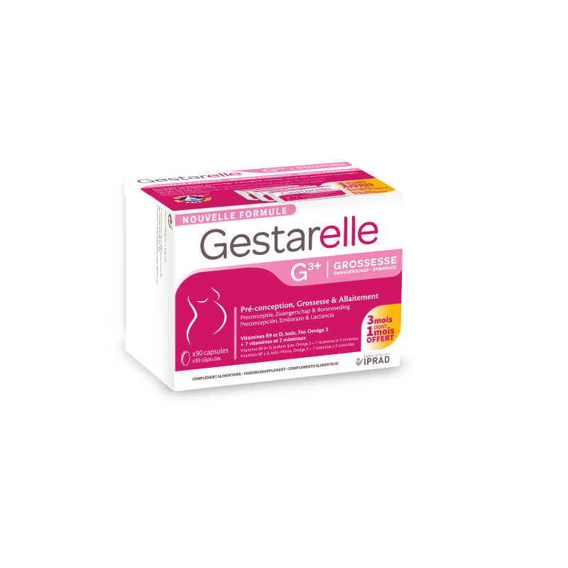 Gestarelle G3+ Grossesse - Complément Alimentaire - 90 Capsules