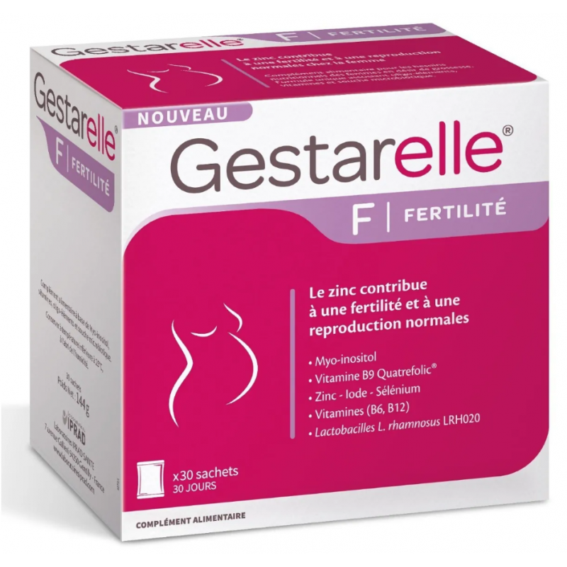 Gestarelle F Fertilité - Complément Alimentaire - 30 Sachets