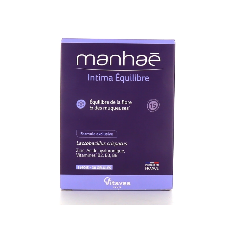 Manhaé Intima Equilibre - Nutrisanté - 30 Capsule