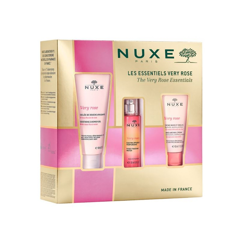 Coffret Noel - les essentiels very rose - Nuxe