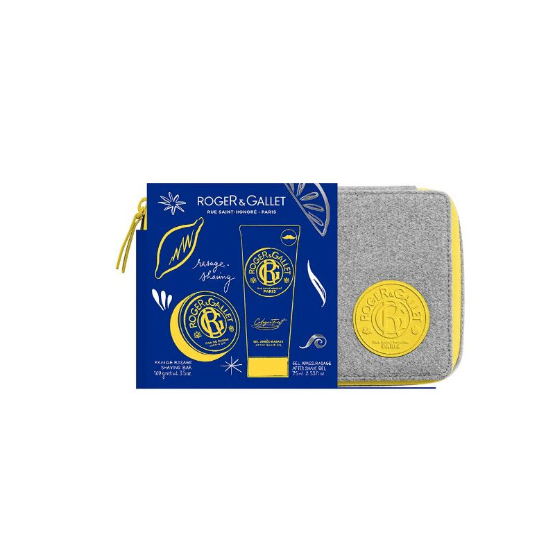 Vanity Cologne Twist - Aftershave gel + shaving bar - Roger Gallet