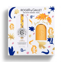 coffret Eau  Parfumée - Bois d'Orange - Roger Gallet -  100ml + bougie offerte