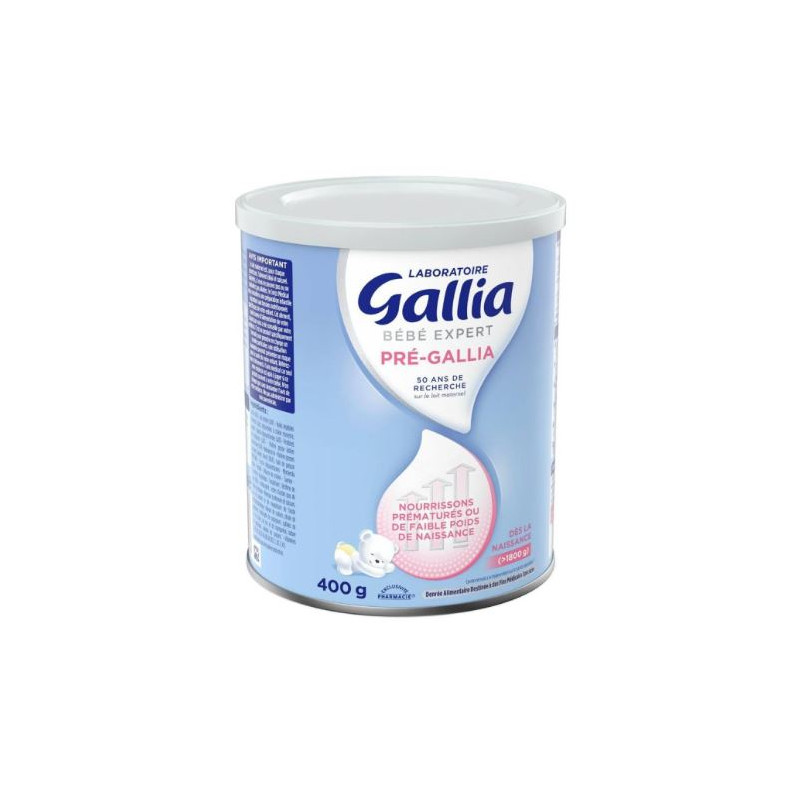 Lait Pré-Gallia - Dès la naissance, Nourrissons Prématurés - Gallia - 400g