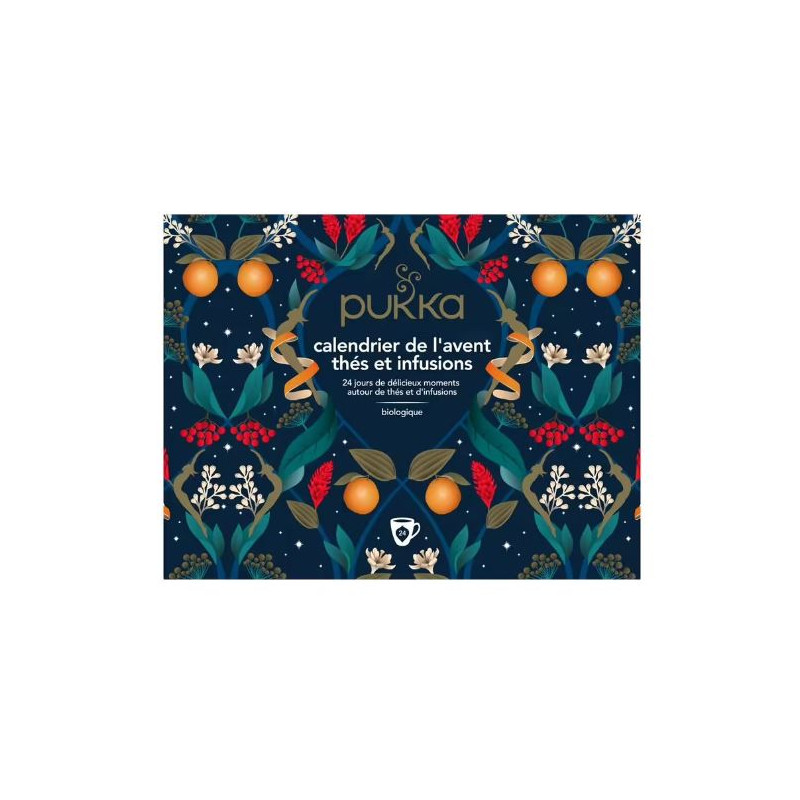 Advent Calendar - Teas and Infusions - 24 Herbal Teas - Pukka