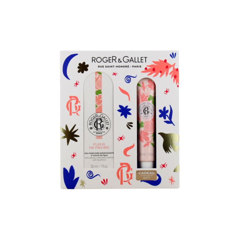 Coffret Eau Parfumée - Fleur de Figuier - Roger Gallet - 30ml + crème mains offerte