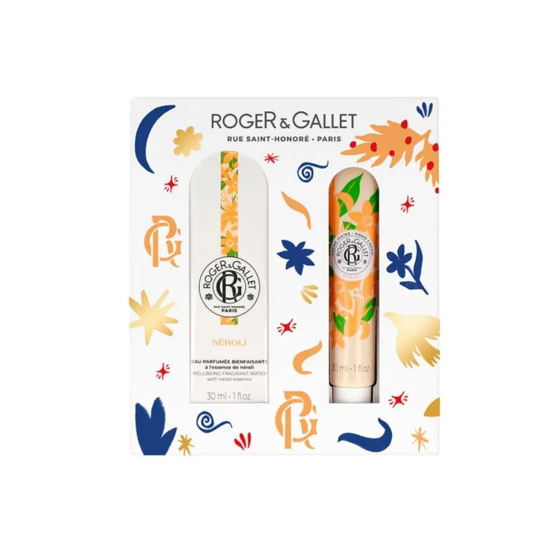 Coffret Eau Parfumée - Néroli - Roger Gallet - 30ml + crème mains offerte