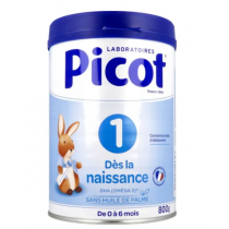 Lait 1er âge - 0 à 6 mois - Picot - 800g