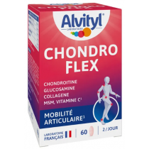 ChondroFlex - Joint mobility - Chondroitin, Glucosamine, MSM, Collagen, Vitamin C - Alvityl - 60 tablets