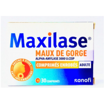 Maxilase Coated Tablets – sore throat relief – Pack of 30