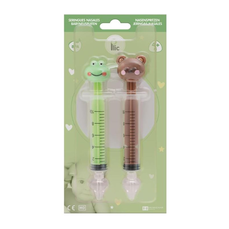 Set of 2 nasal syringes - Animals - Horizane - 2X10ml