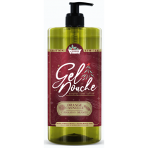 Gel Douche de Noël - Orange - Cannelle - Les petits bains de Provence - 1 L