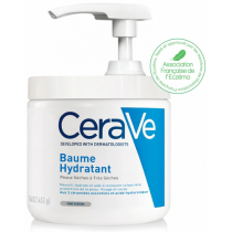 Baume Hydratant avec Pompe - Peaux Sèches & Très Sèches - CeraVe - 454g