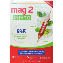 Mag2 Phyto Relax - Nervosité - Relaxation - Cooper - 30 ampoules