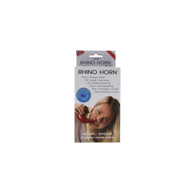 Saline nasal irrigation - adult - Rhino Horn - Brown