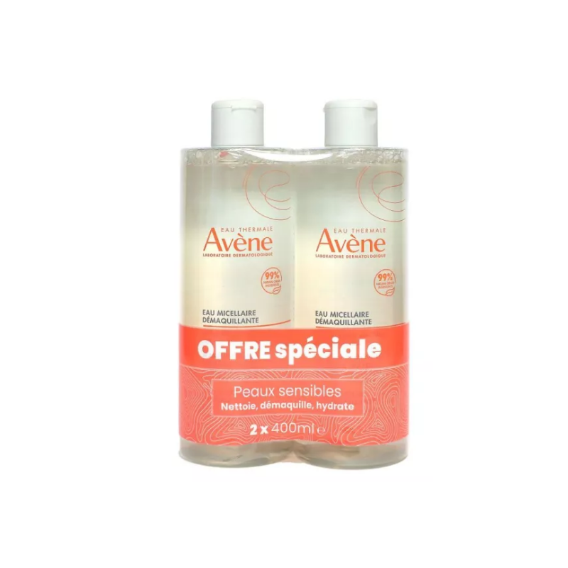 Eau Micellaire Démaquillante - Avène - 2 X 400 ml