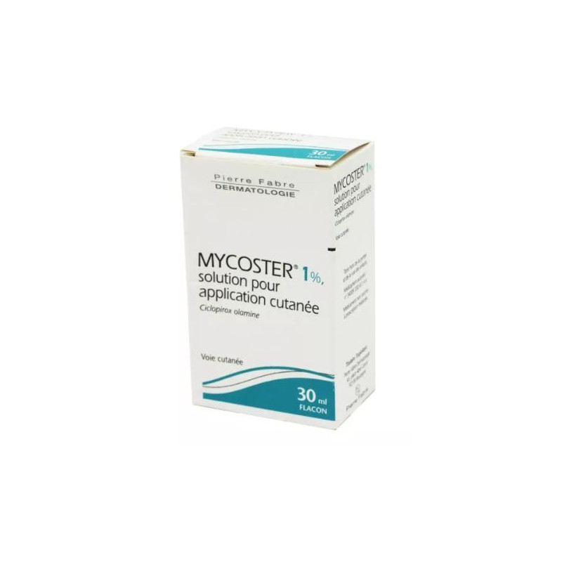 Mycoster Ciclopirox 1% Solution Pour Application Cutanée 30 ml