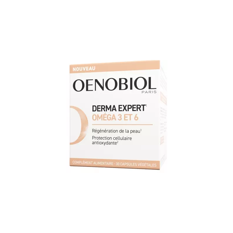 Derma Expert - Omega 3 & 6 - Oenobiol - 30 Capsules