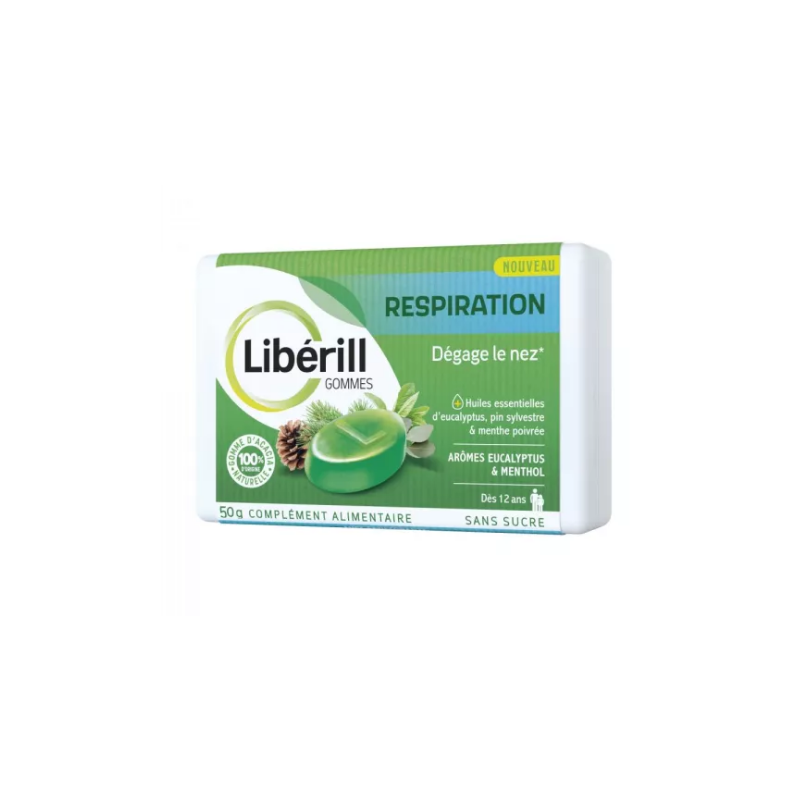 Breathing Gum - Clears the Nose - Libérill - 50g